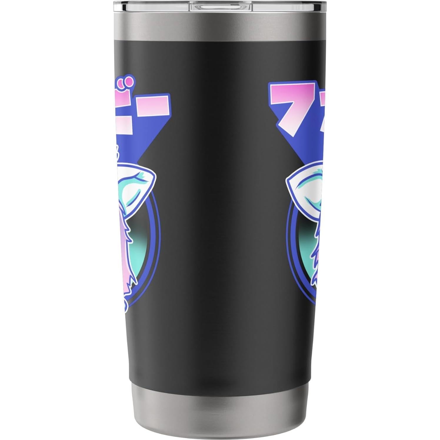 Vaso Térmico Furby Retro 20 Onzas Acero Inoxidable Negro