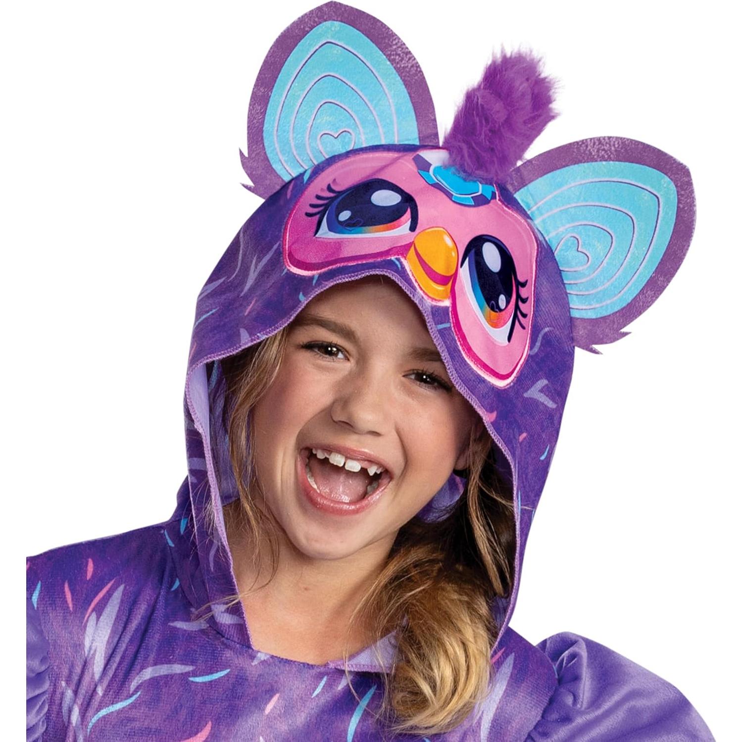 Disfraz de Furby Morado para Niños - Licencia Oficial Hasbro