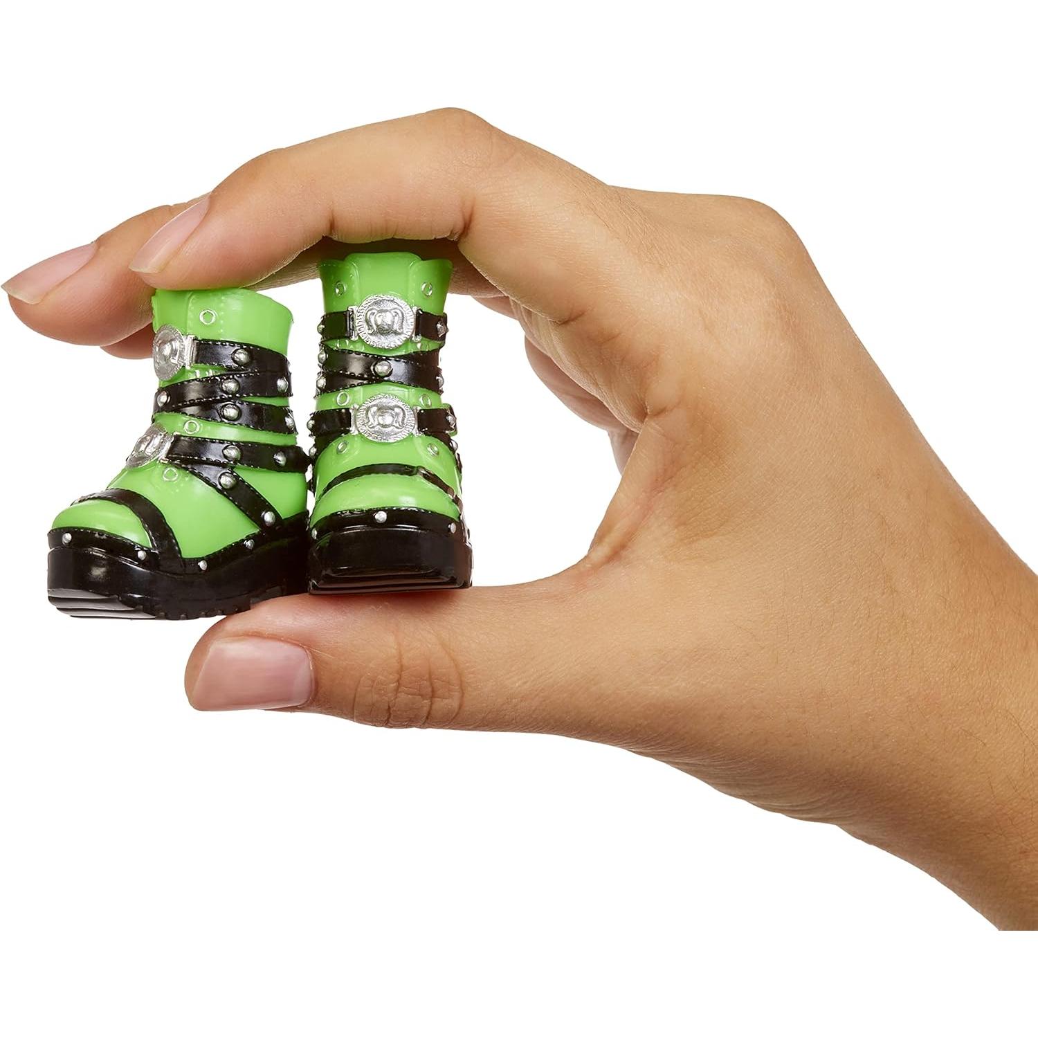 Estudio de Accesorios Mini Rainbow High - 25 zapatos coleccionables