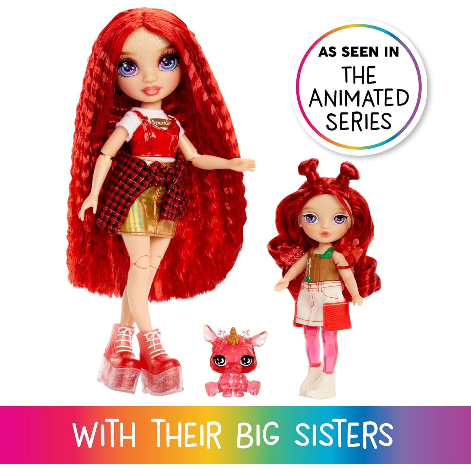 Muñeca Hada Manzana Arcoíris Littles 14 cm con Ciervo