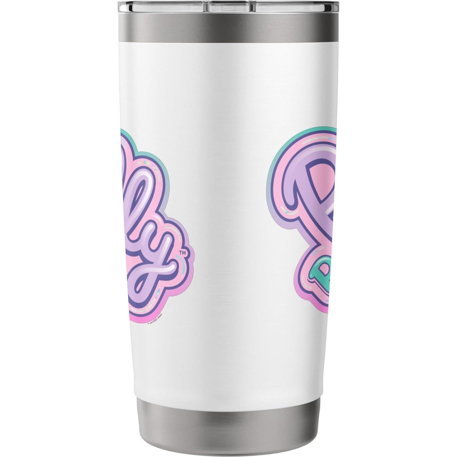 Vaso Térmico Acero Inoxidable Polly Pocket 591 ml Blanco