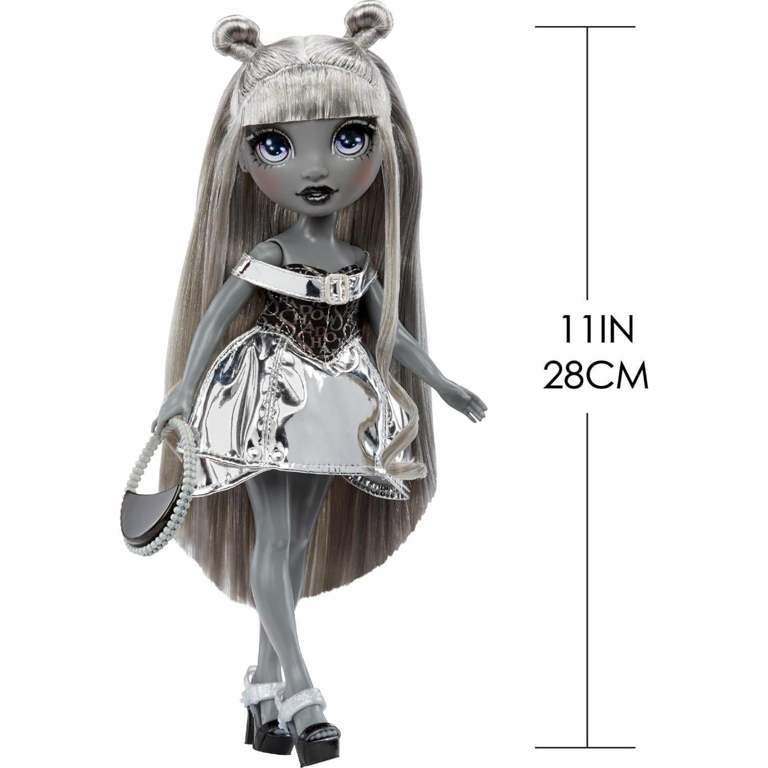 Muñeca de Moda Luna Madison Shadow High 27.94 cm Gris Metálico