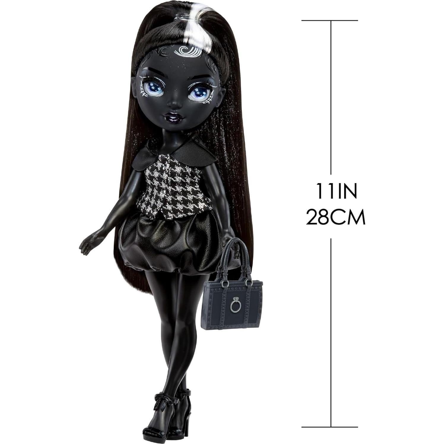 Muñeca de moda Shanelle Onyx Rainbow High 27.94 cm - Total Black