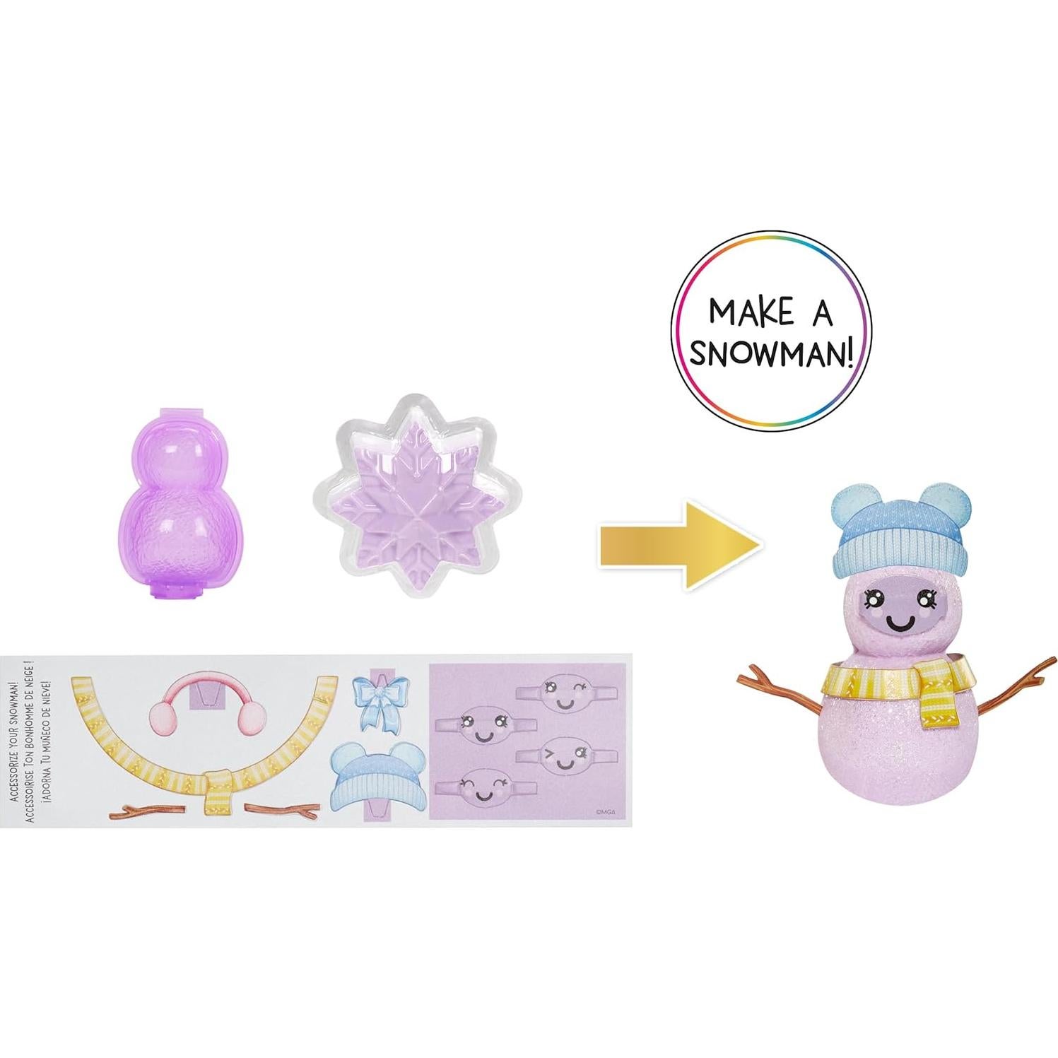 Muñeca de Moda Violet Rainbow High 28 cm con Nieve Mágica