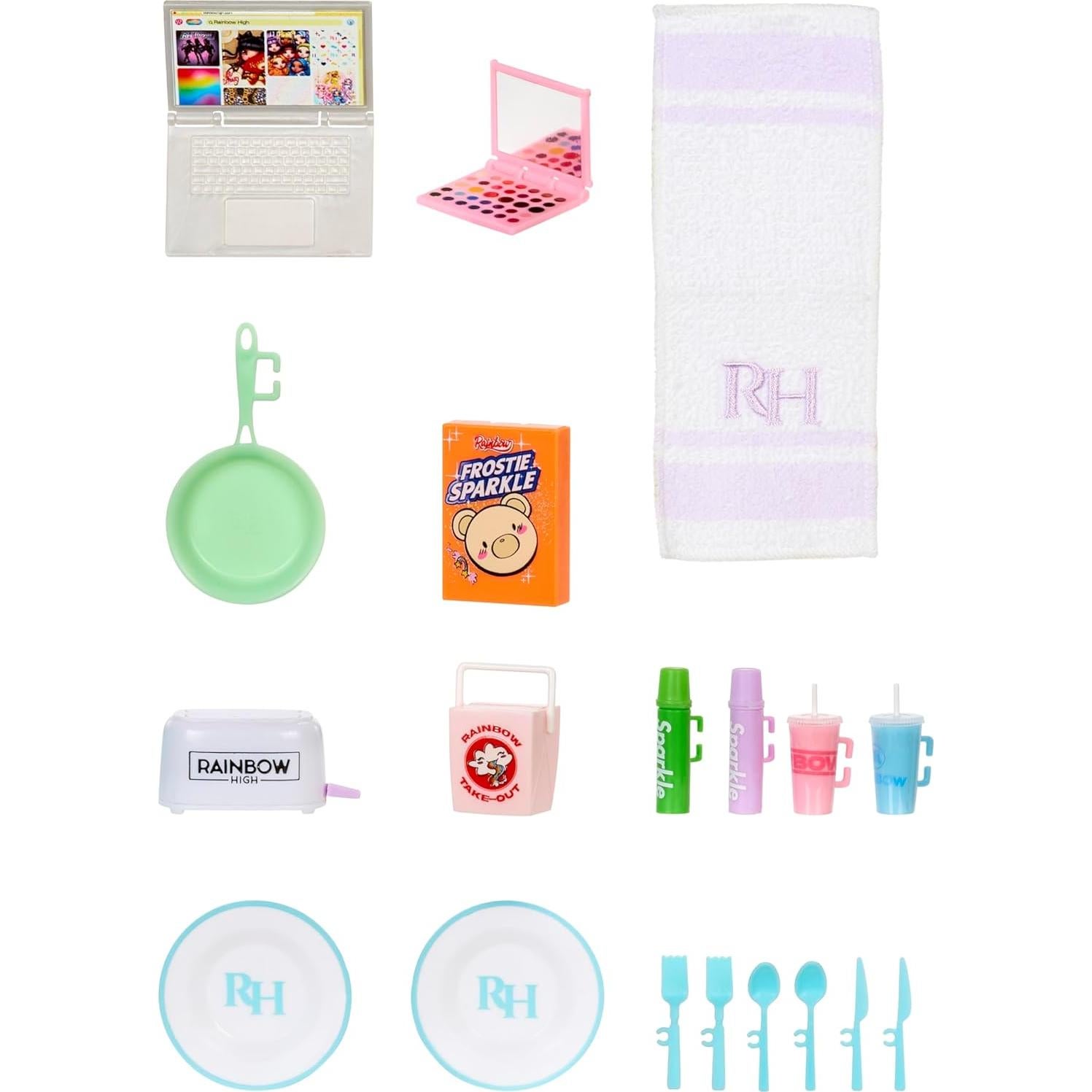 Casa de Muñecas Rainbow High Color & Play 3 Pisos con Muebles