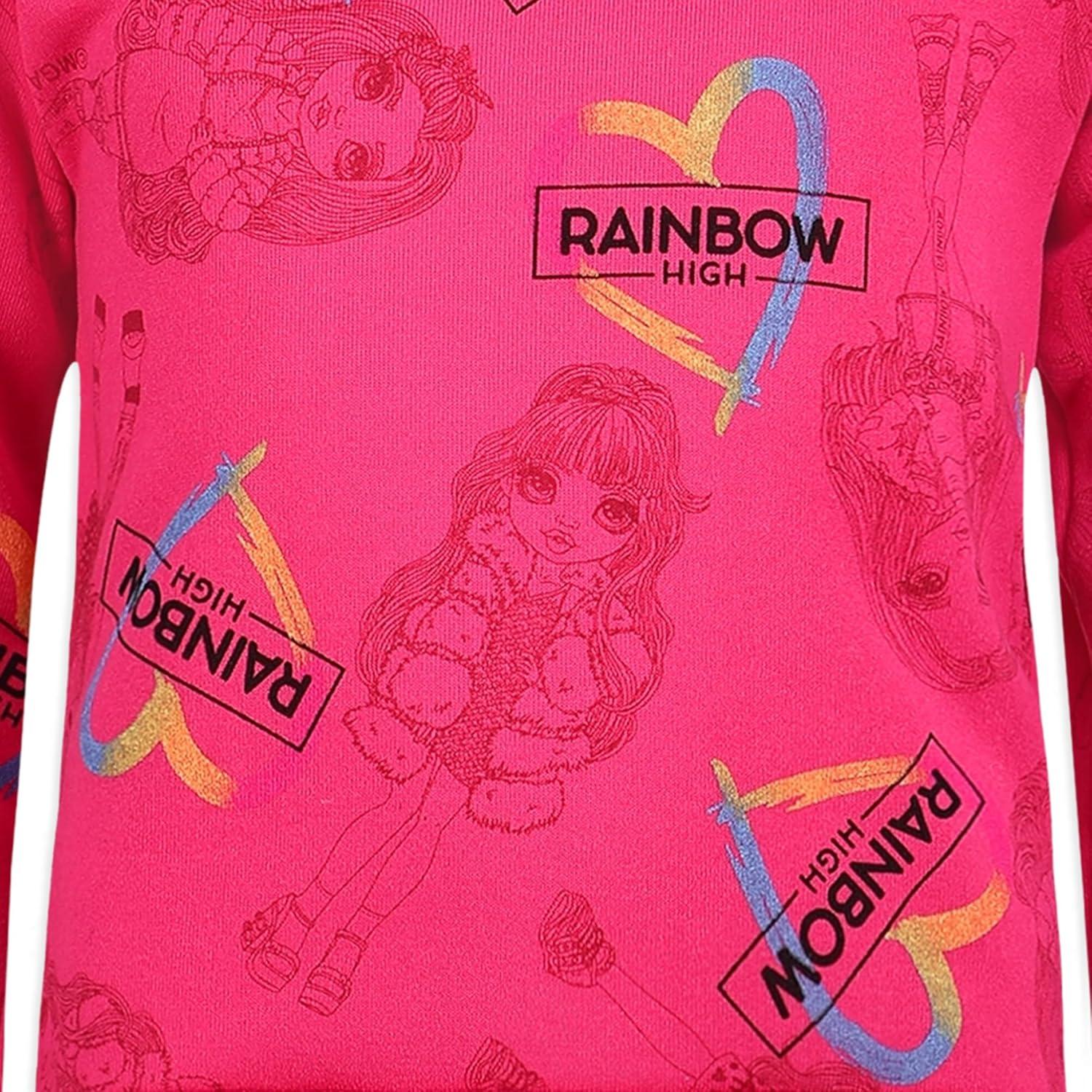 Conjunto sudadera y legging Rainbow High para niñas 4-8 años