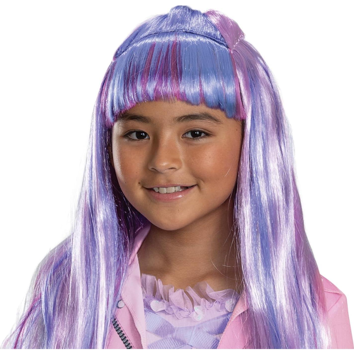 Peluca Violeta Rainbow High - Accesorio Oficial para Niñas