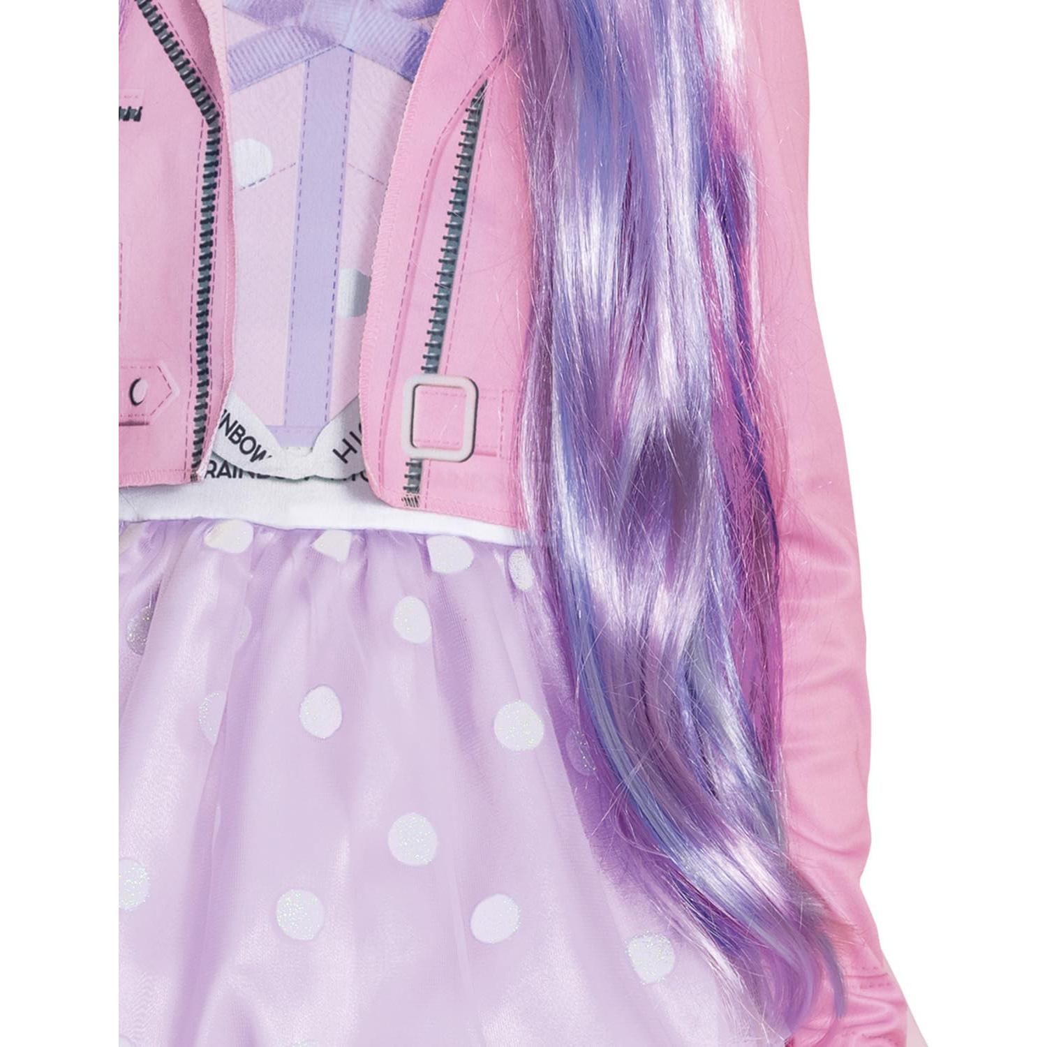 Peluca Violeta Rainbow High - Accesorio Oficial para Niñas