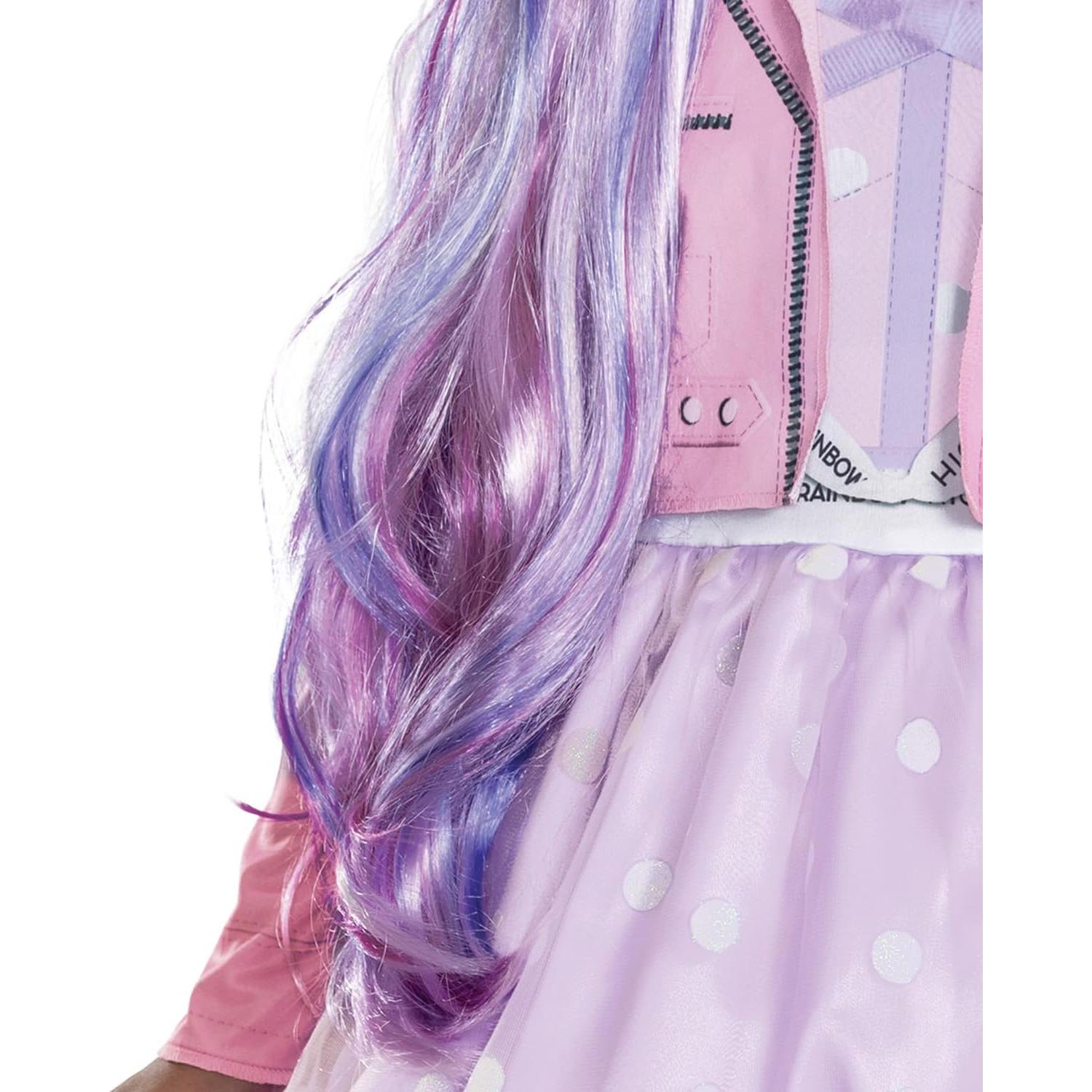 Peluca Violeta Rainbow High - Accesorio Oficial para Niñas