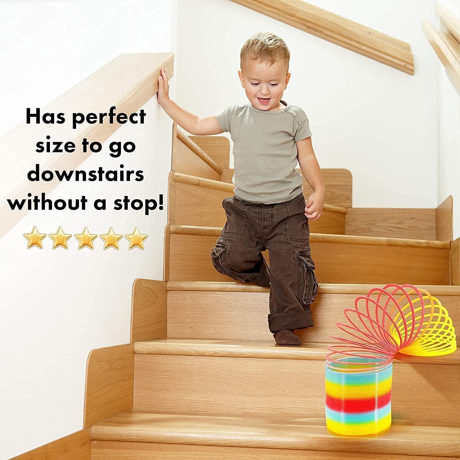 Juguete de resorte gigante Vinciph arcoíris 10.6 cm