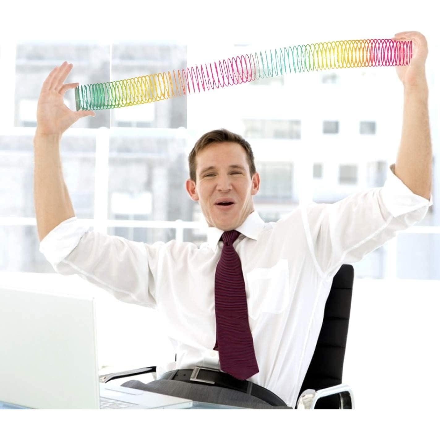 Juguete de resorte gigante Vinciph arcoíris 10.6 cm