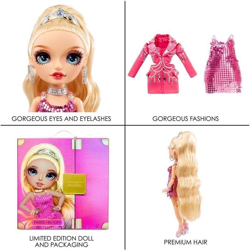 Muñeca Coleccionista Rainbow High Paris Hilton 28 cm con Accesorios