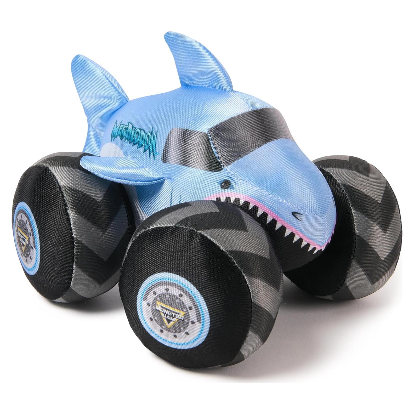 Camión de Peluche Monster Jam Megalodon 18 cm con Sonido