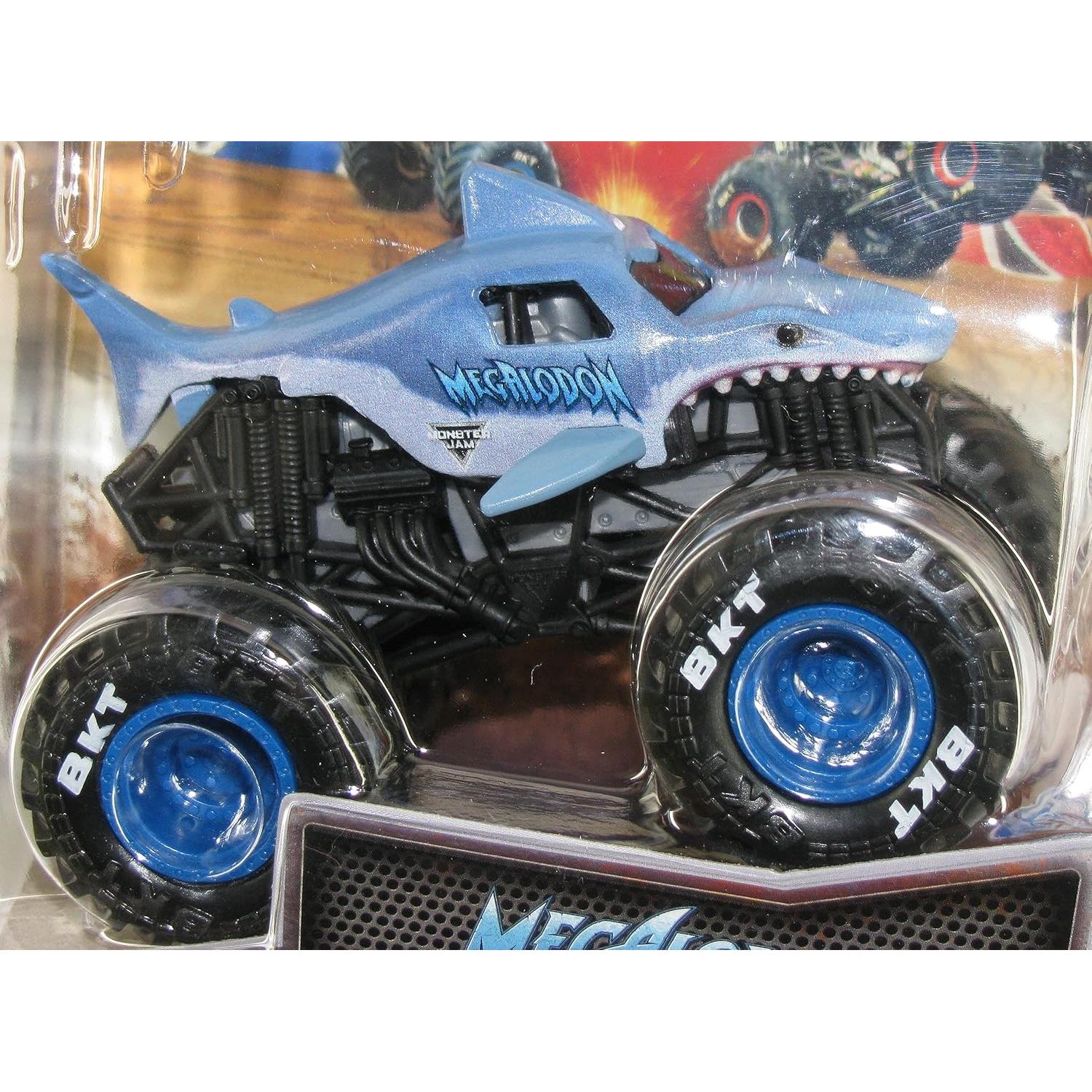 Camión de Diecast Monster Jam Spin Master Megalodon 1:64