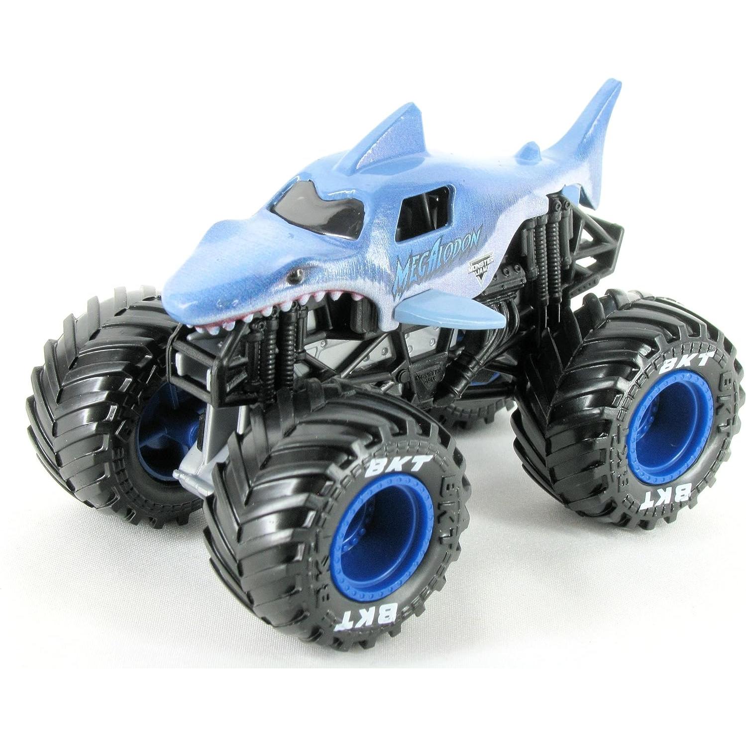 Camión de Diecast Monster Jam Spin Master Megalodon 1:64