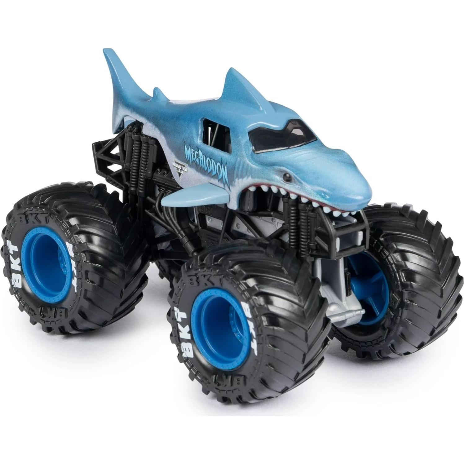 Camión de Diecast Monster Jam Spin Master Megalodon 1:64