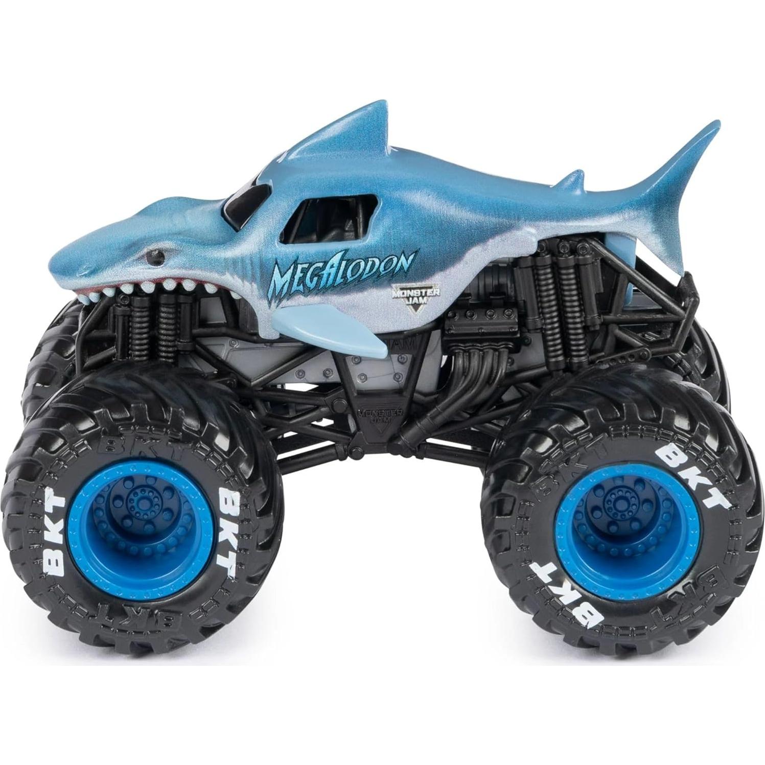 Camión de Diecast Monster Jam Spin Master Megalodon 1:64