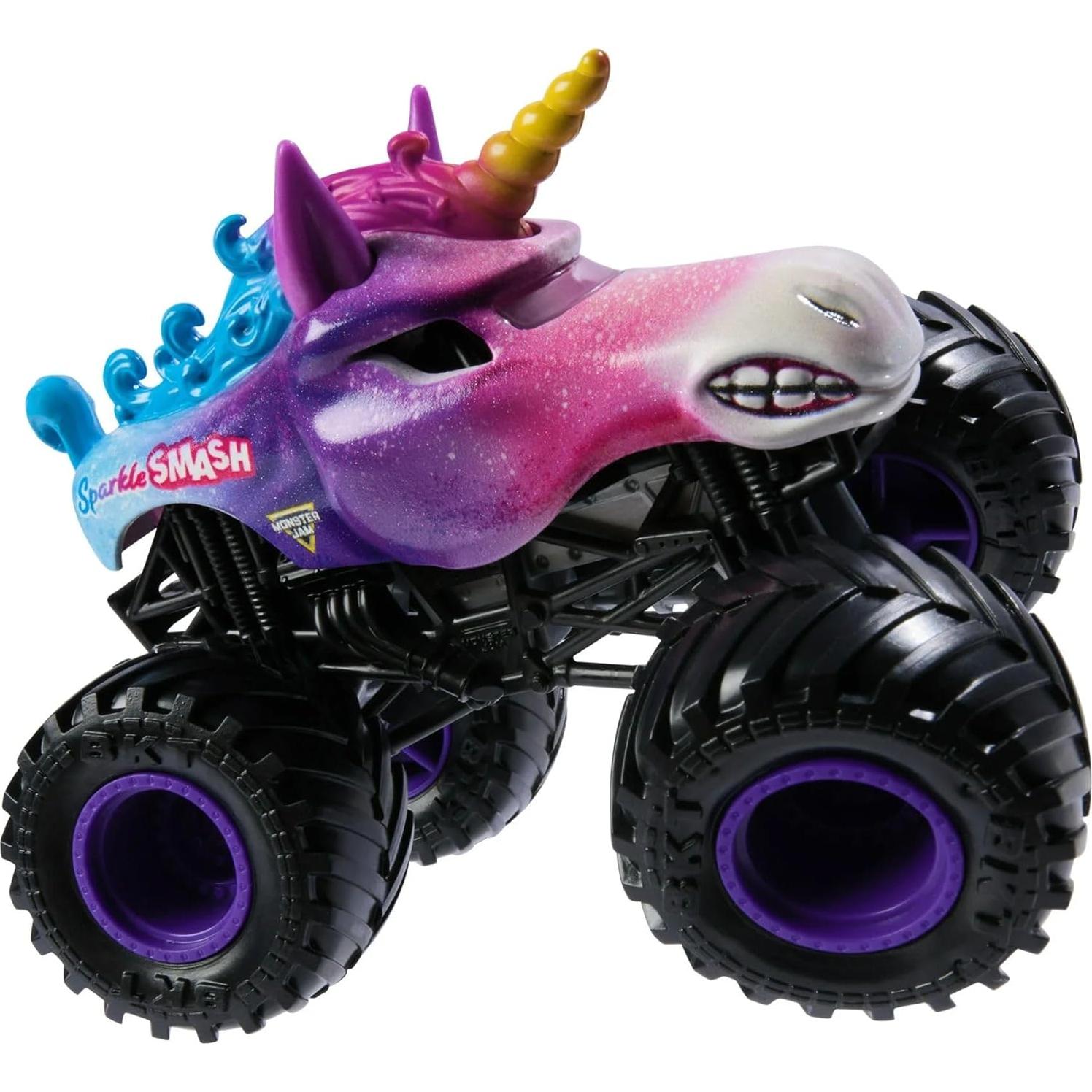 Camión Monstruo Diecast 1:64 Monster Jam 2025 Sparkle Smash