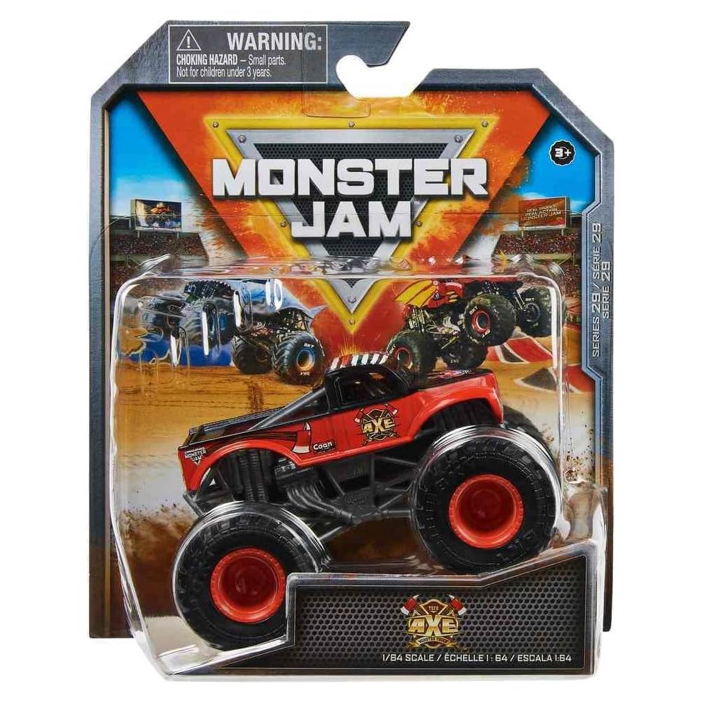 Camión Diecast Monster Jam 2023 Spin Master 1:64 Hacha