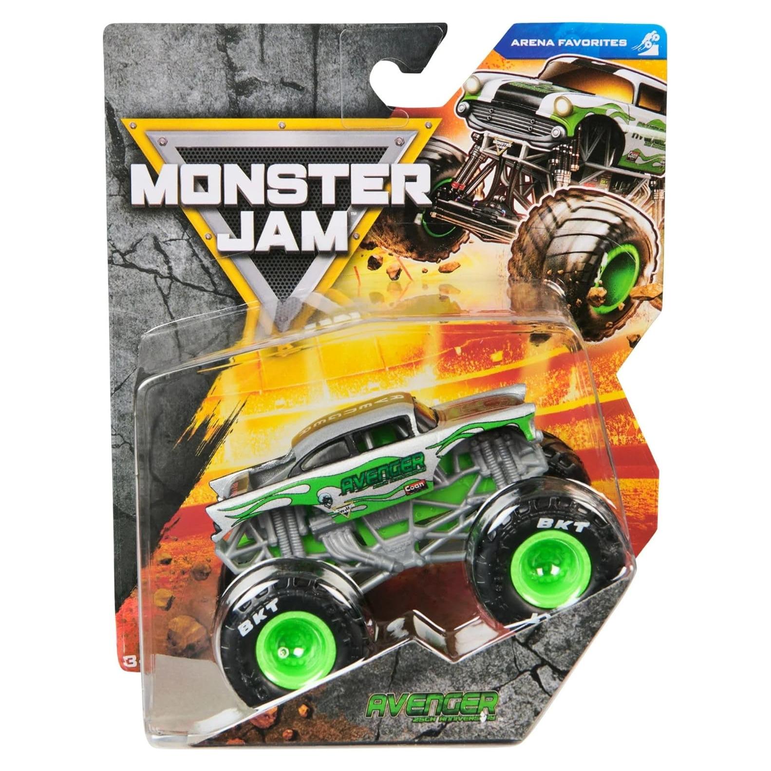 Camión Monstruo Diecast 1:64 Monster Jam 2025 Avenger