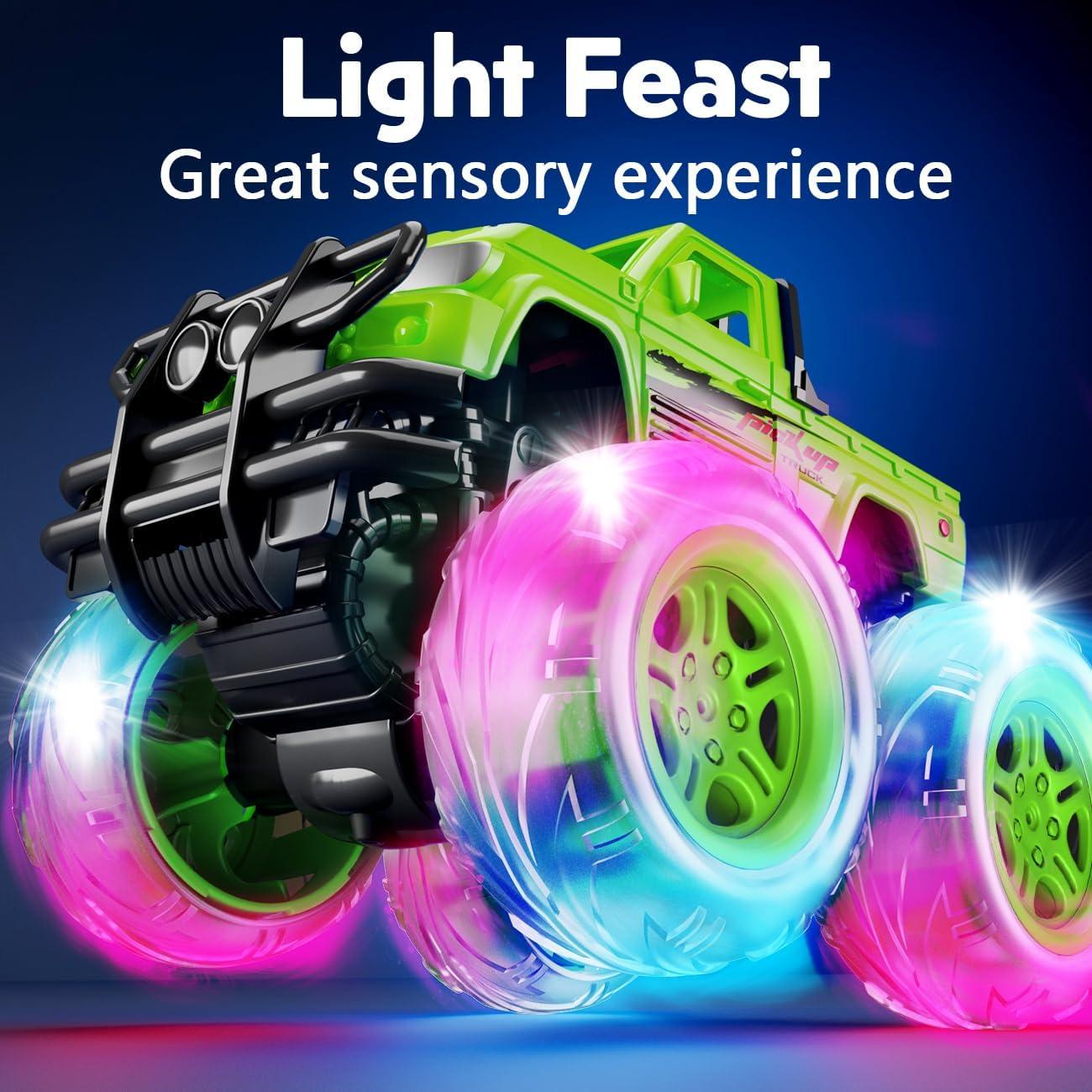 Monster Trucks LED iValea para Niños 1-4 Años - Ruedas Iluminadas