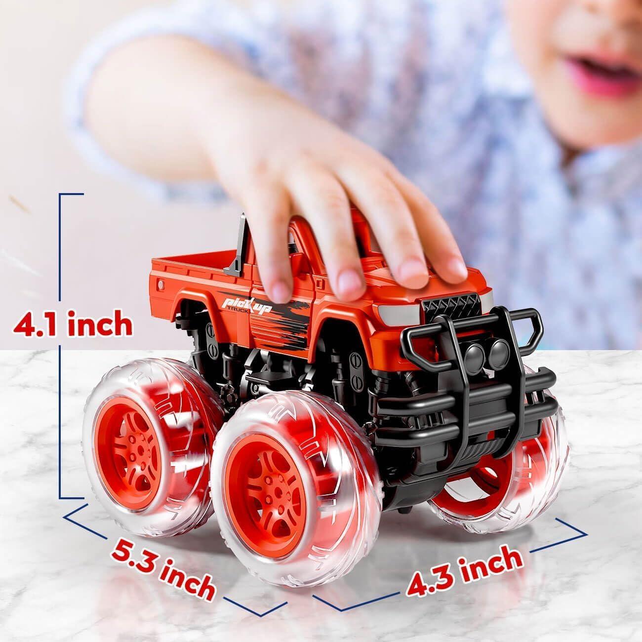 Monster Trucks LED iValea para Niños 1-4 Años - Ruedas Iluminadas