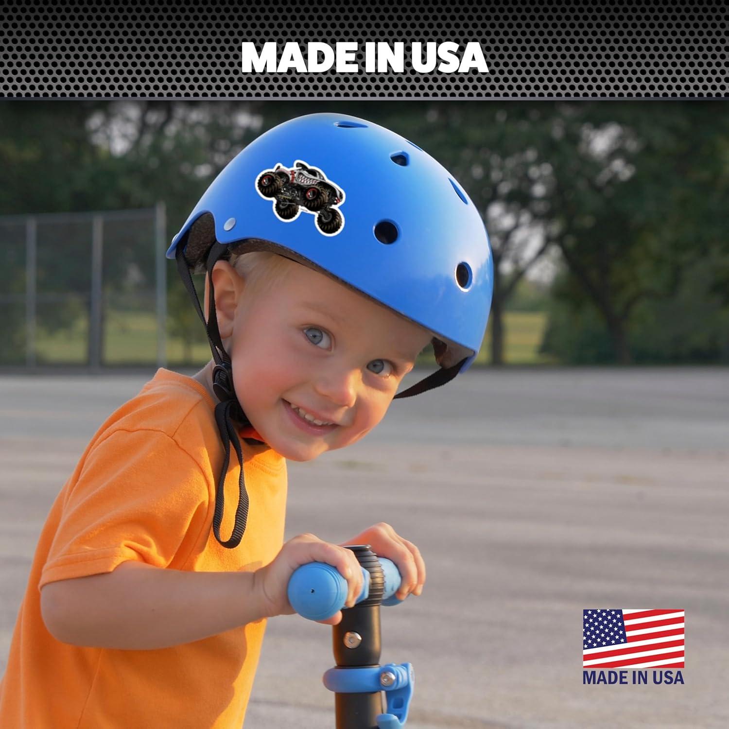 Conjunto de 15 Calcomanías Monster Jam - Grave Digger, El Toro Loco y Más