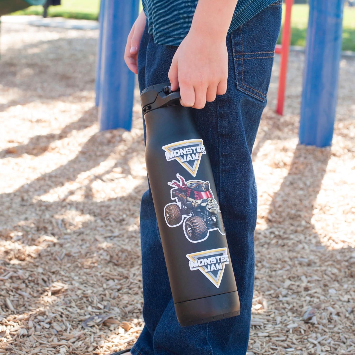 Conjunto de 15 Calcomanías Monster Jam - Grave Digger, El Toro Loco y Más