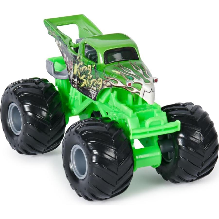 Monster Jam 2024 2-Pack Camiones Monstruo Diecast 1:64 Bog Hog y King Sling