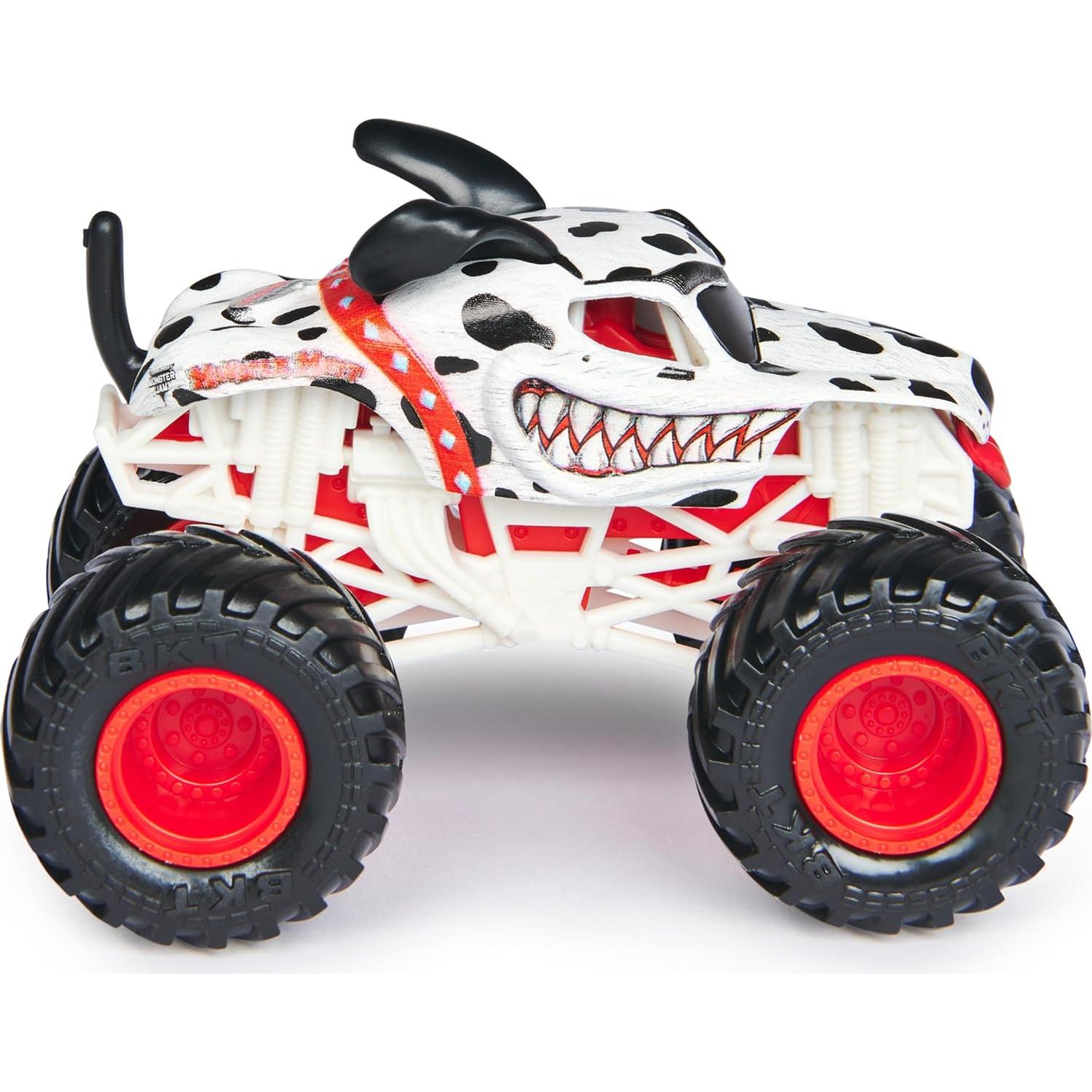 Monster Jam Camiones de Monstruo Dalmatiano vs Calavera 1:64