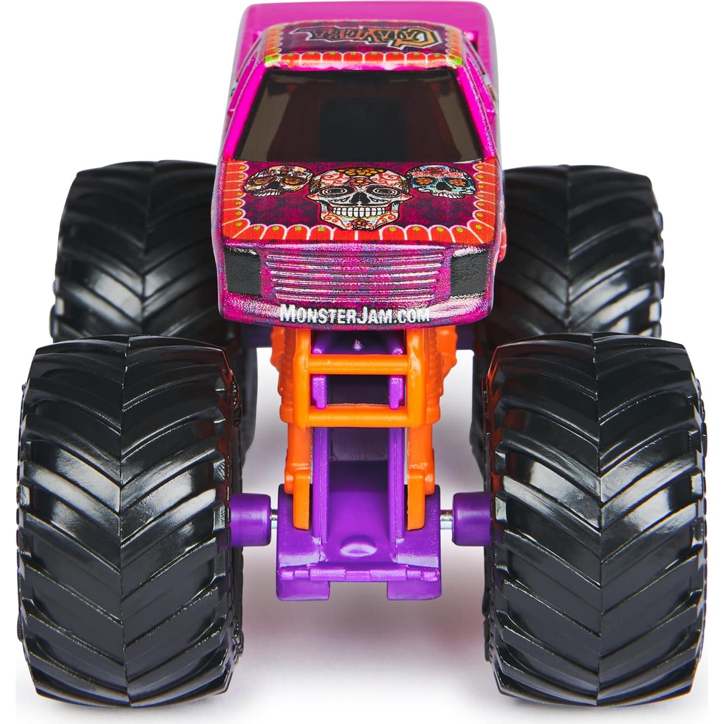 Monster Jam Camiones de Monstruo Dalmatiano vs Calavera 1:64