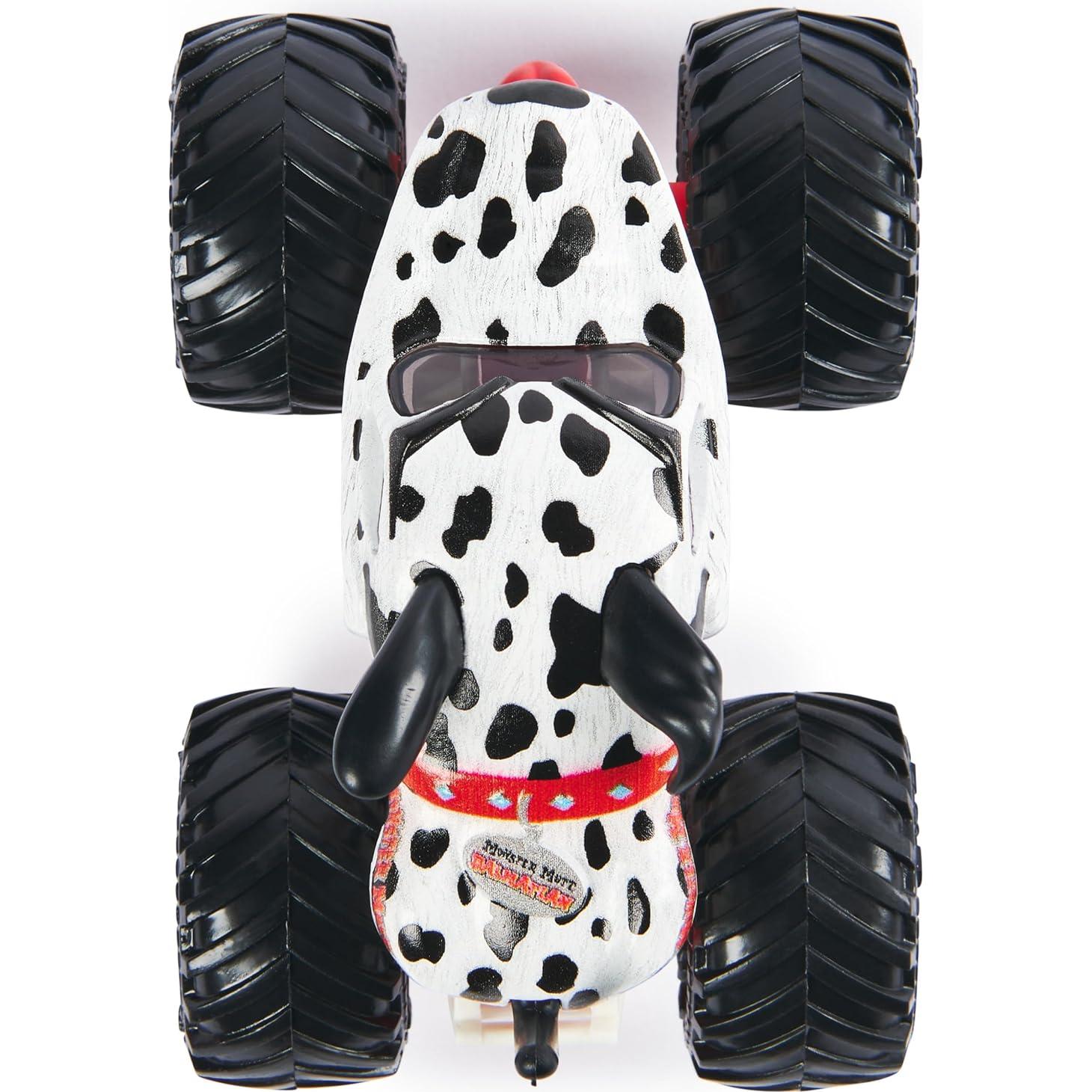 Monster Jam Camiones de Monstruo Dalmatiano vs Calavera 1:64