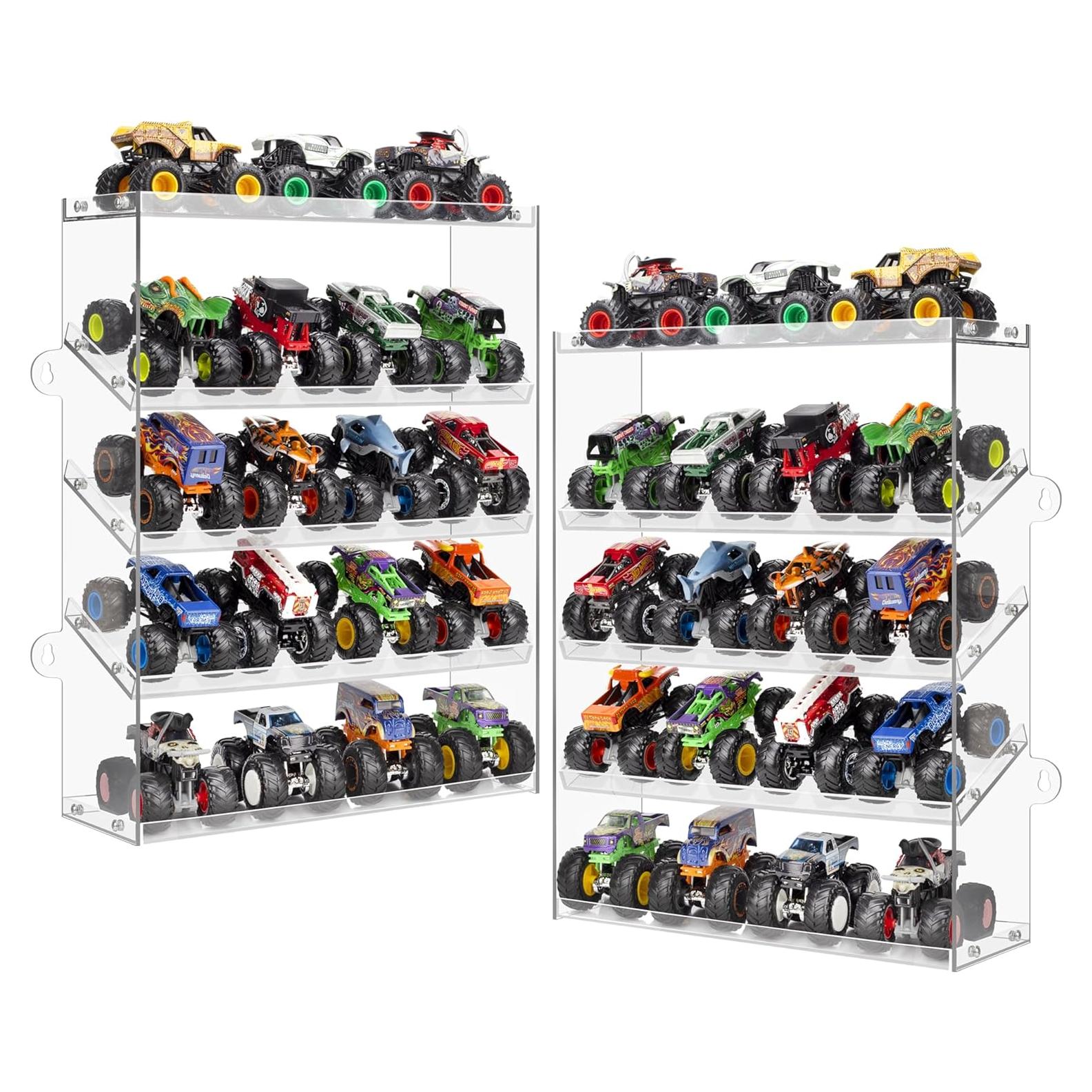 Estuche de Exhibición Acrílico KISLANE para 20 Camiones Monstruo