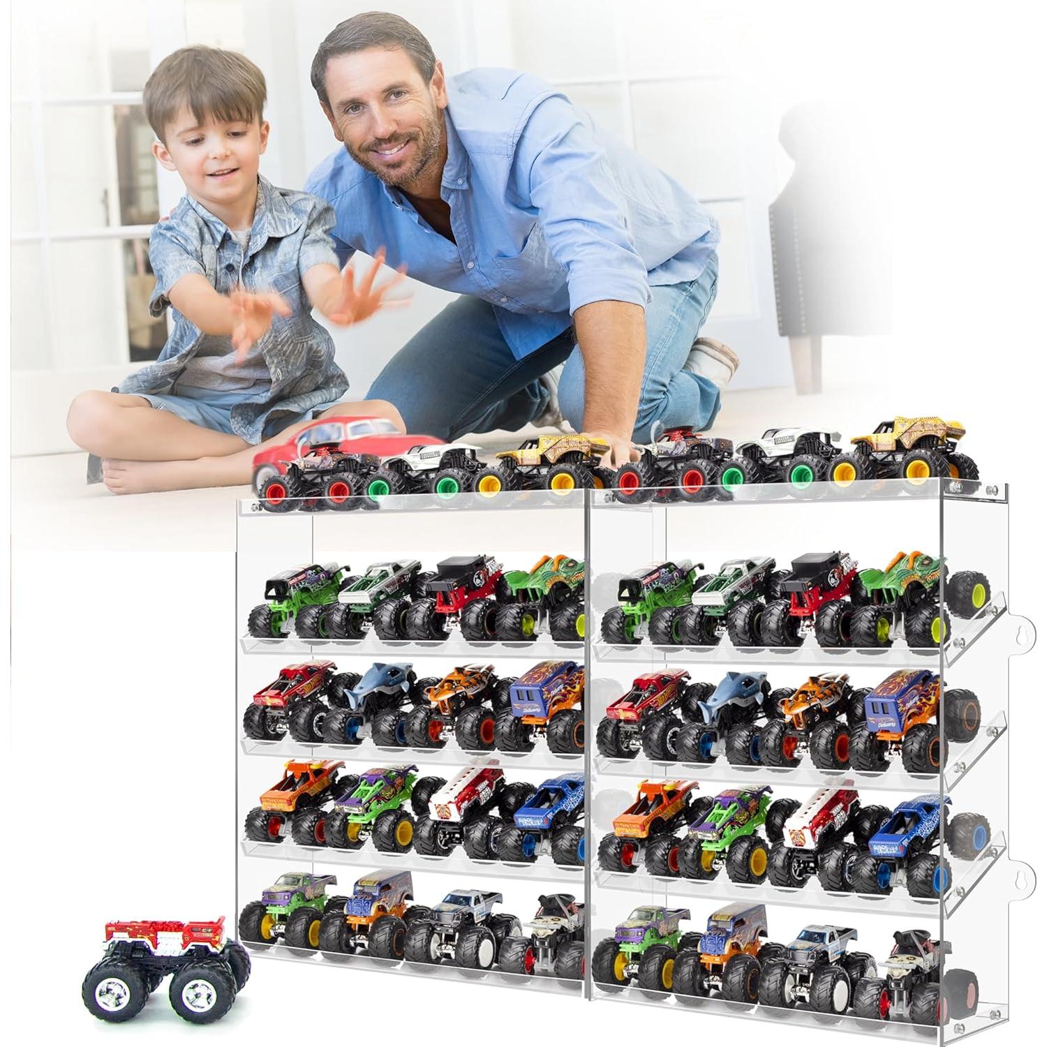 Estuche de Exhibición Acrílico KISLANE para 20 Camiones Monstruo