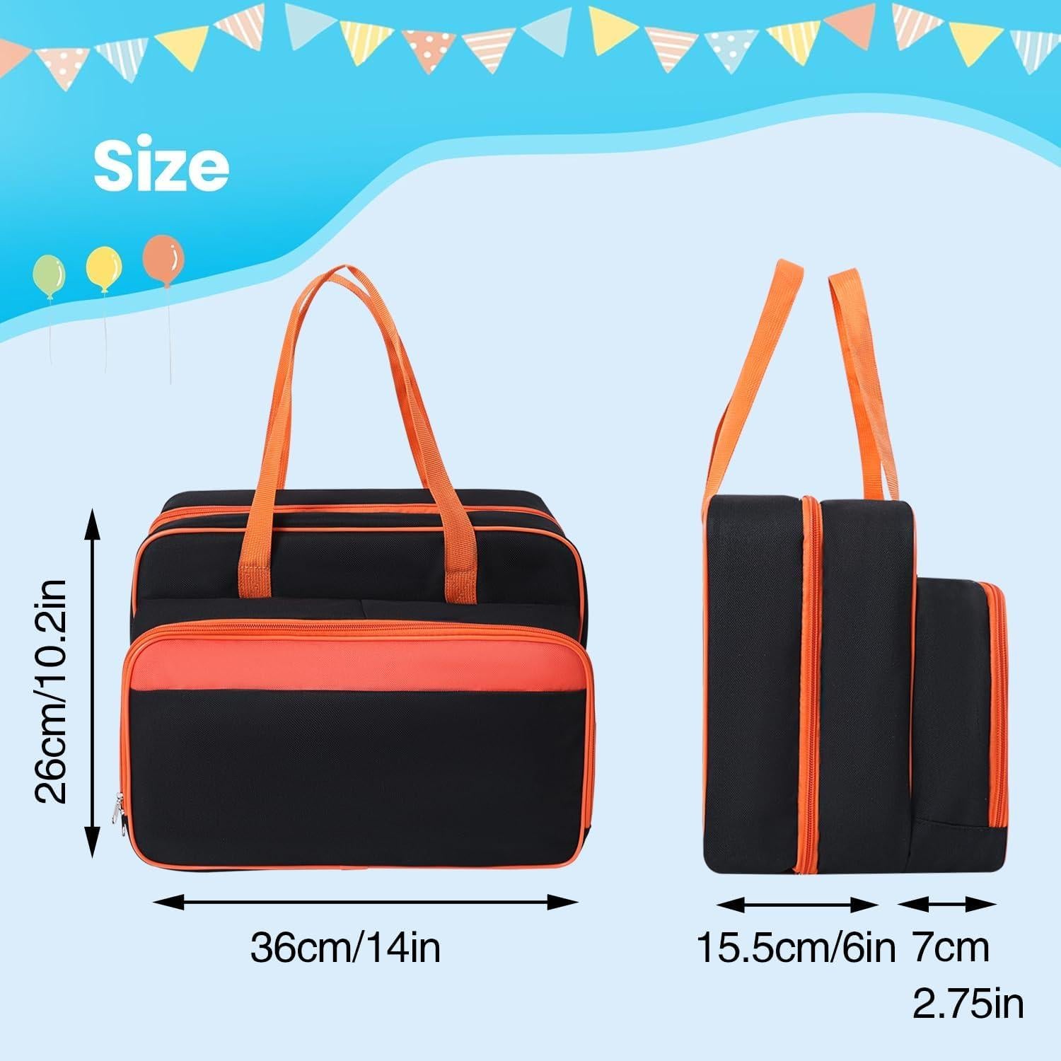 Funda de Almacenamiento para 40 Camiones Monster Jam 1:64 - Naranja