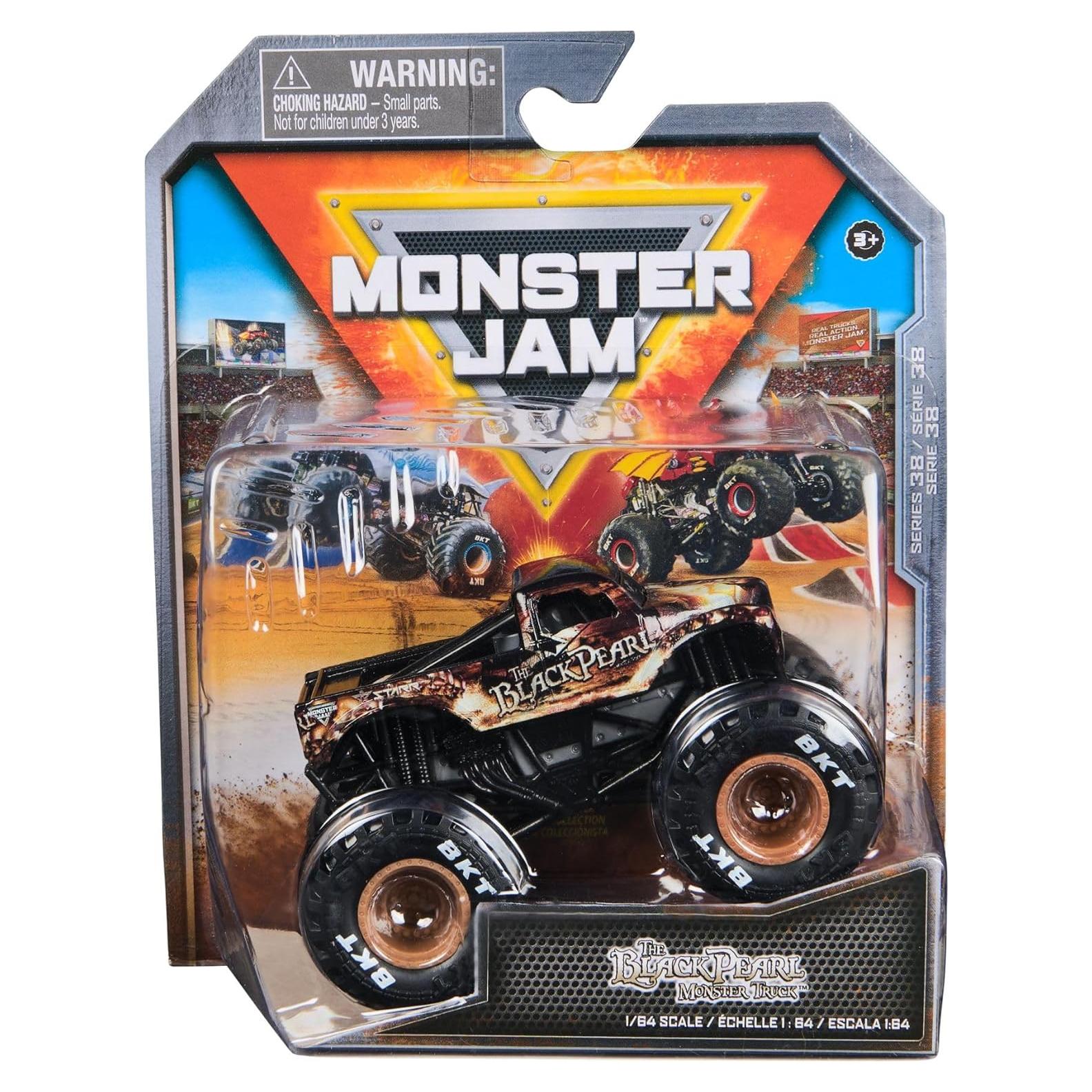 Camión Diecast Monster Jam 2024 La Perla Negra 1:64