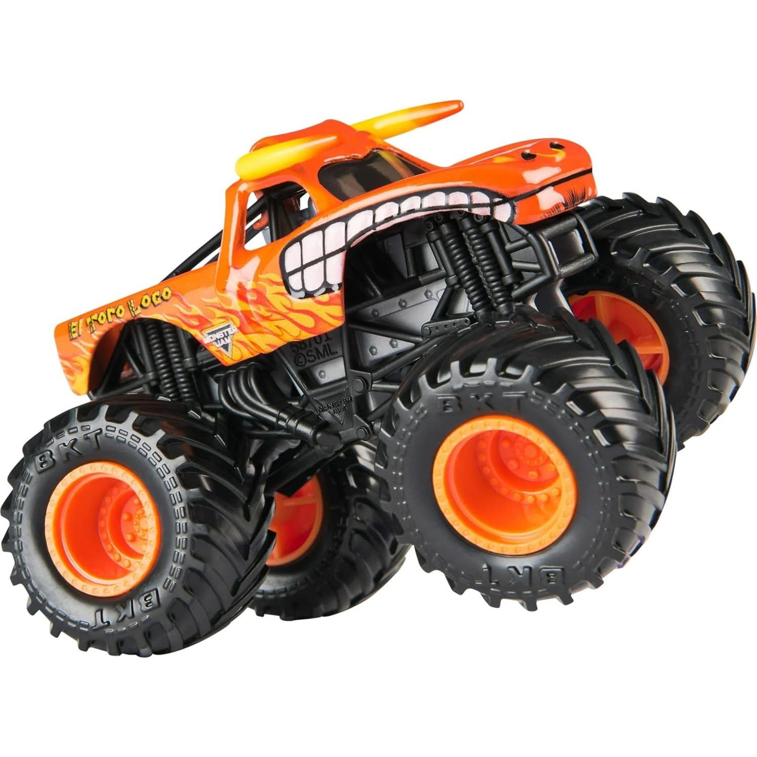 Camión Monstruo Diecast Monster Jam El Toro Loco 1:64
