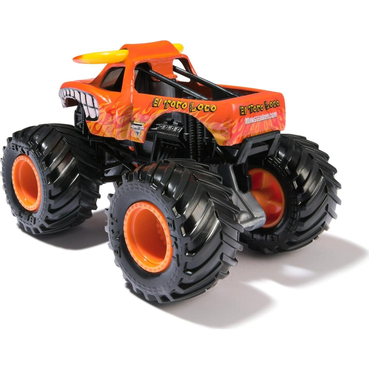 Camión Monstruo Diecast Monster Jam El Toro Loco 1:64