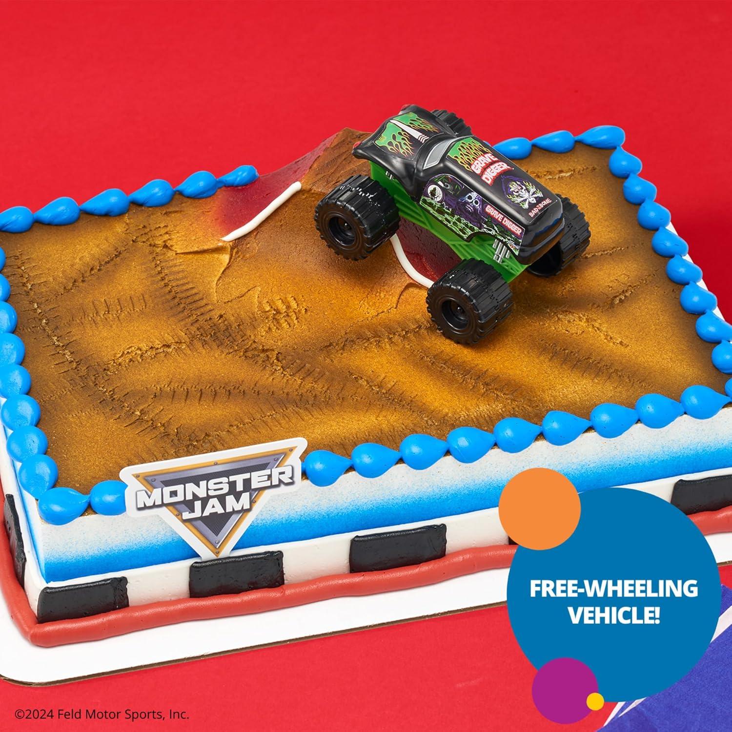 Camión Decorativo para Pasteles Monster Jam Grave Digger