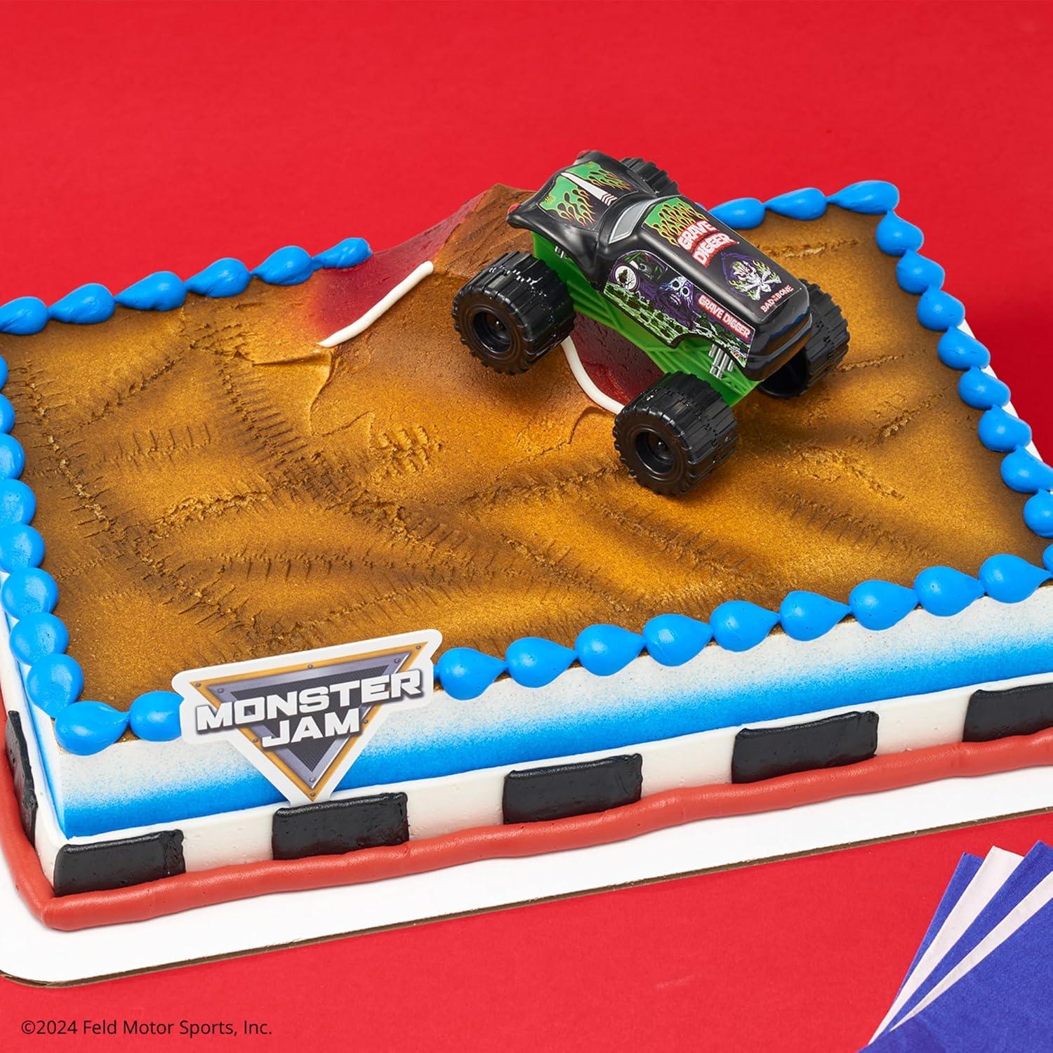 Camión Decorativo para Pasteles Monster Jam Grave Digger