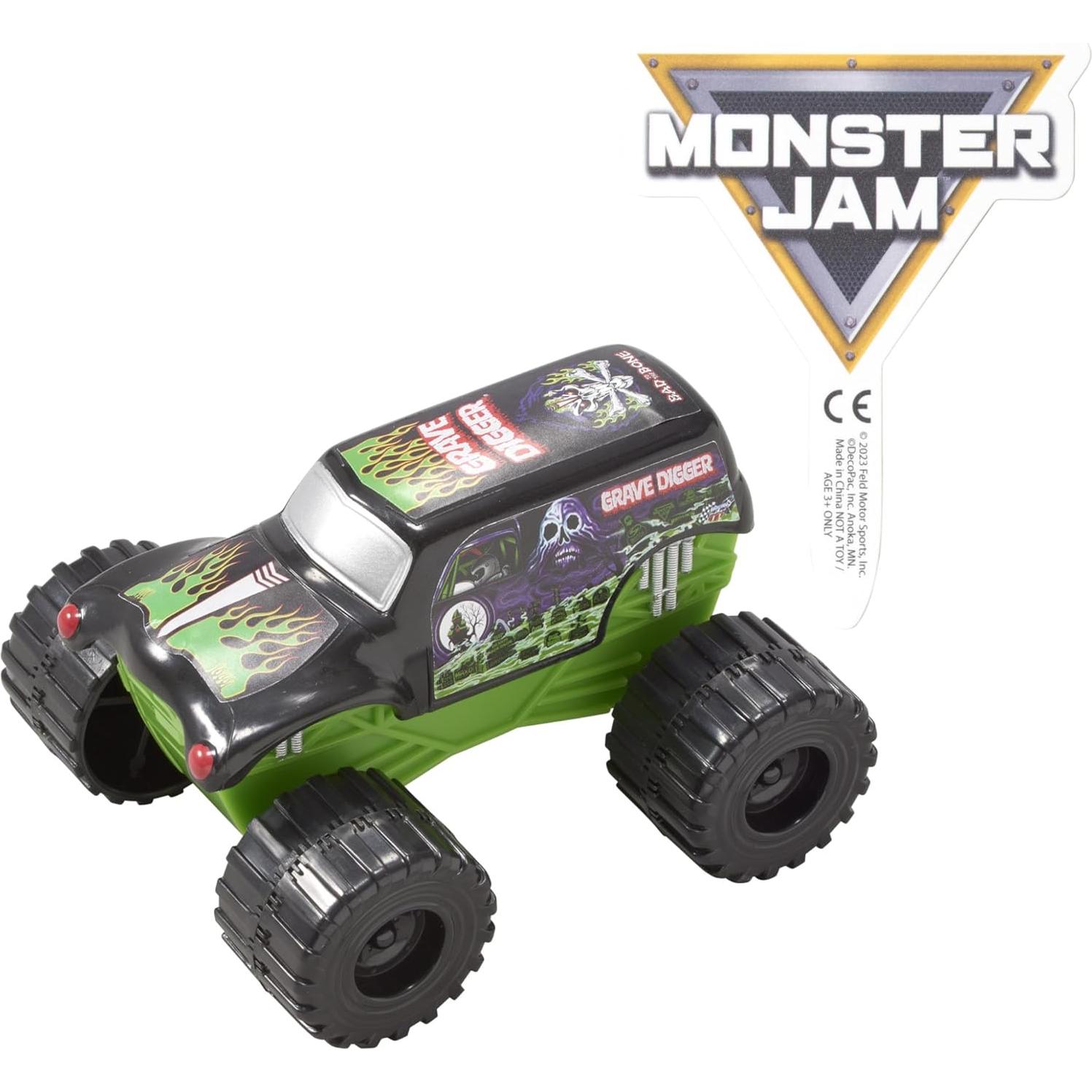 Camión Decorativo para Pasteles Monster Jam Grave Digger
