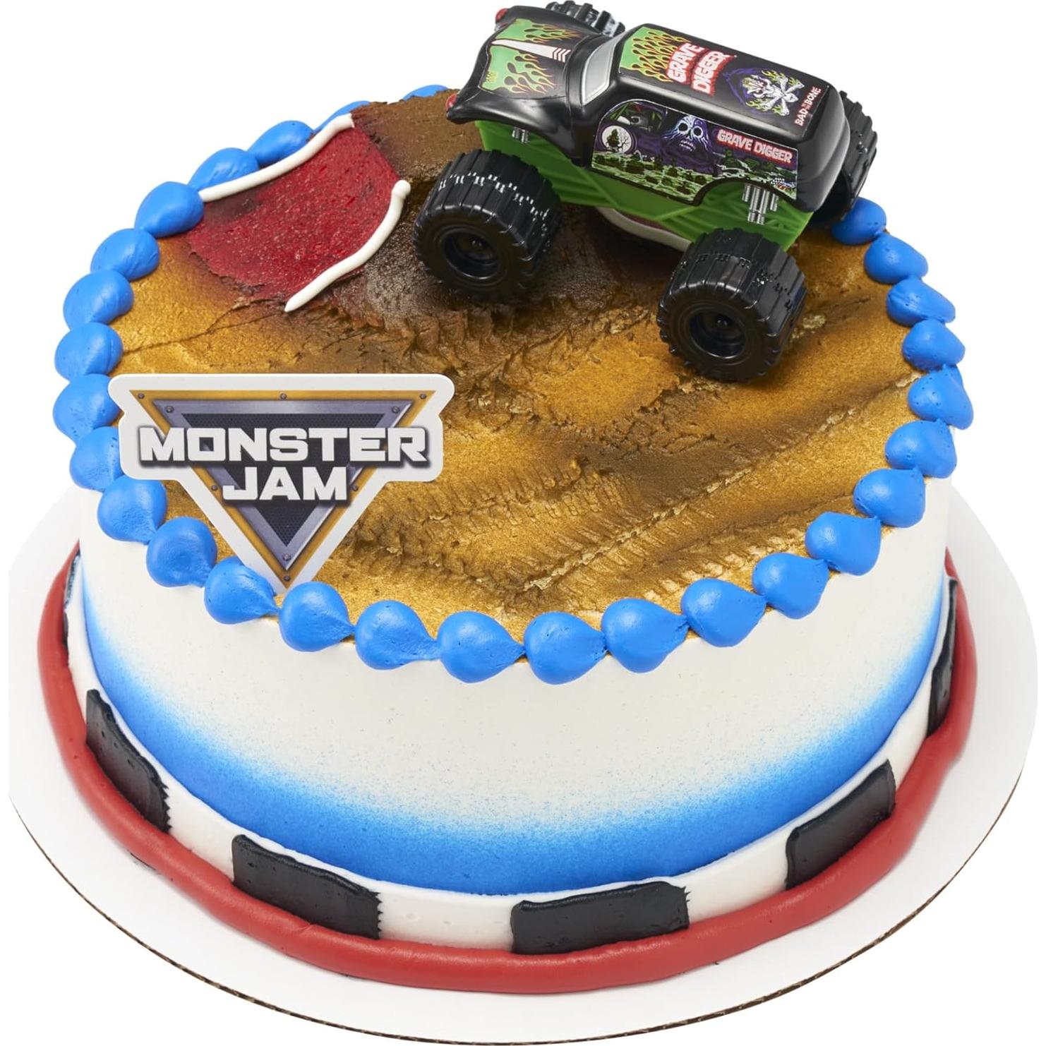 Camión Decorativo para Pasteles Monster Jam Grave Digger