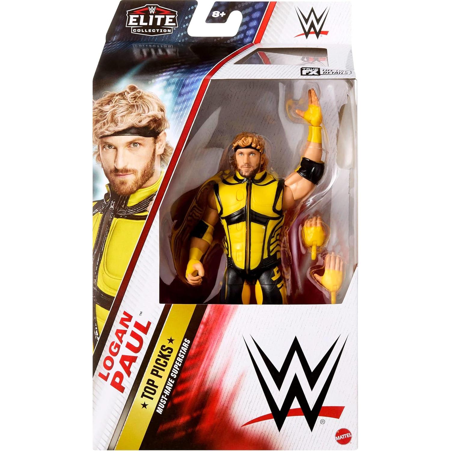 Figura de Acción Mattel WWE Elite Logan Paul 15.24 cm con Accesorios
