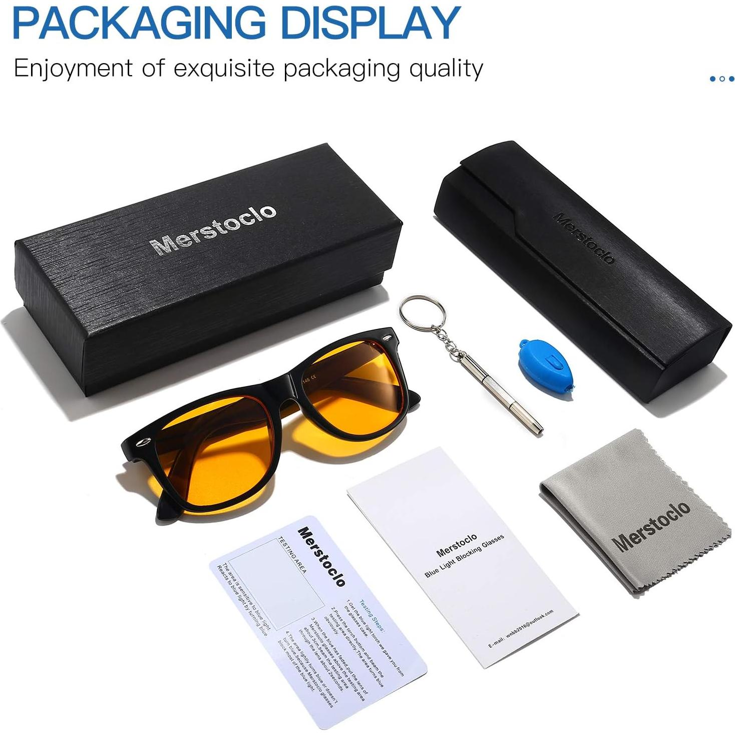 Gafas de Luz Azul Gysnail Unisex BL-2140 Naranja