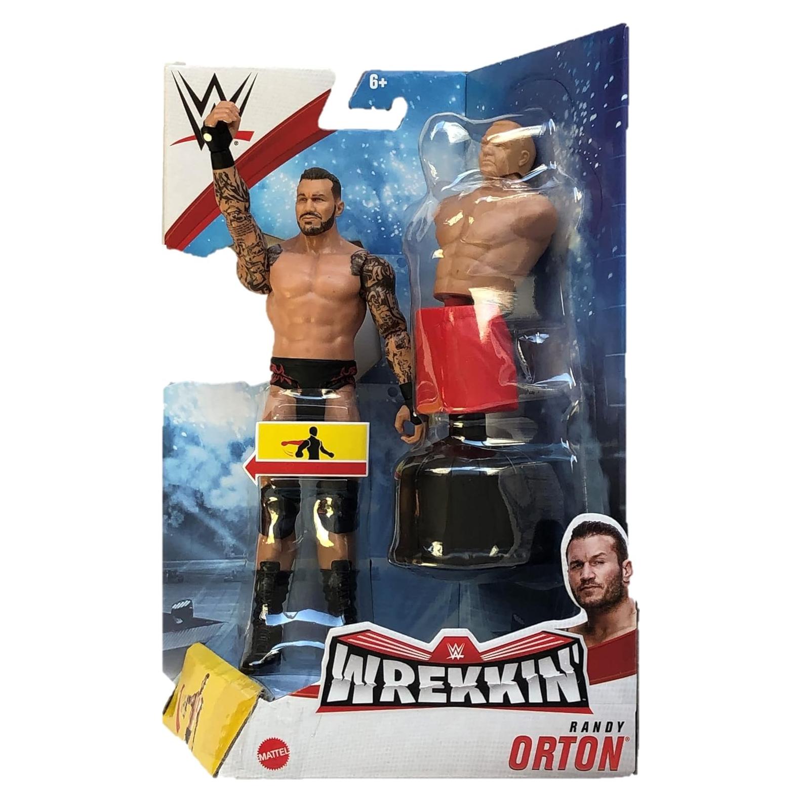Figura de acción WWE Wrekkin Randy Orton 15.24 cm con silla