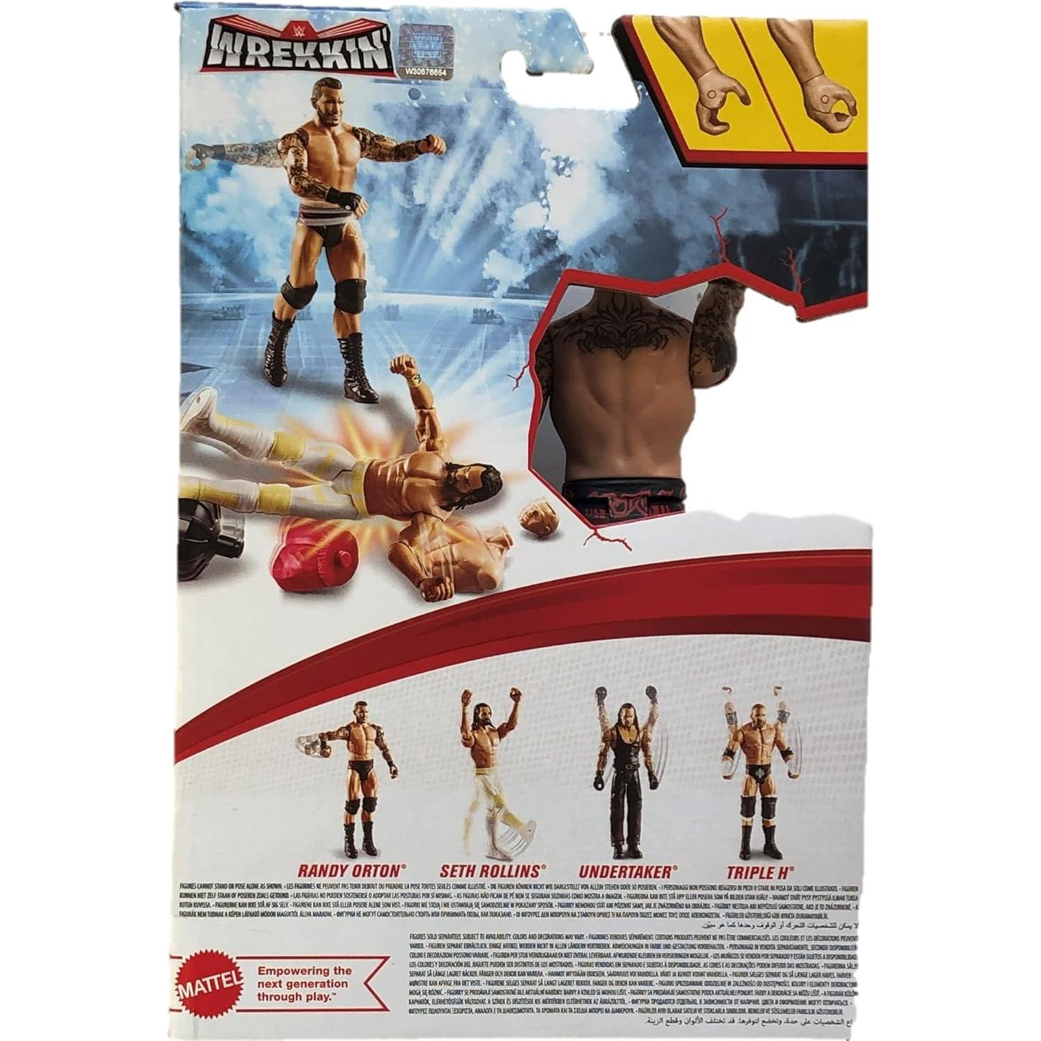 Figura de acción WWE Wrekkin Randy Orton 15.24 cm con silla