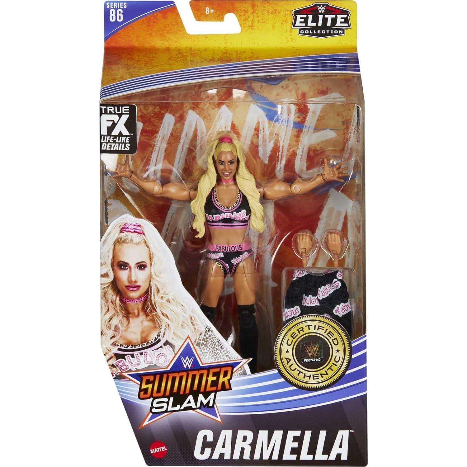 Figura de Acción WWE Mattel Carmella Elite 15.24 cm Coleccionable