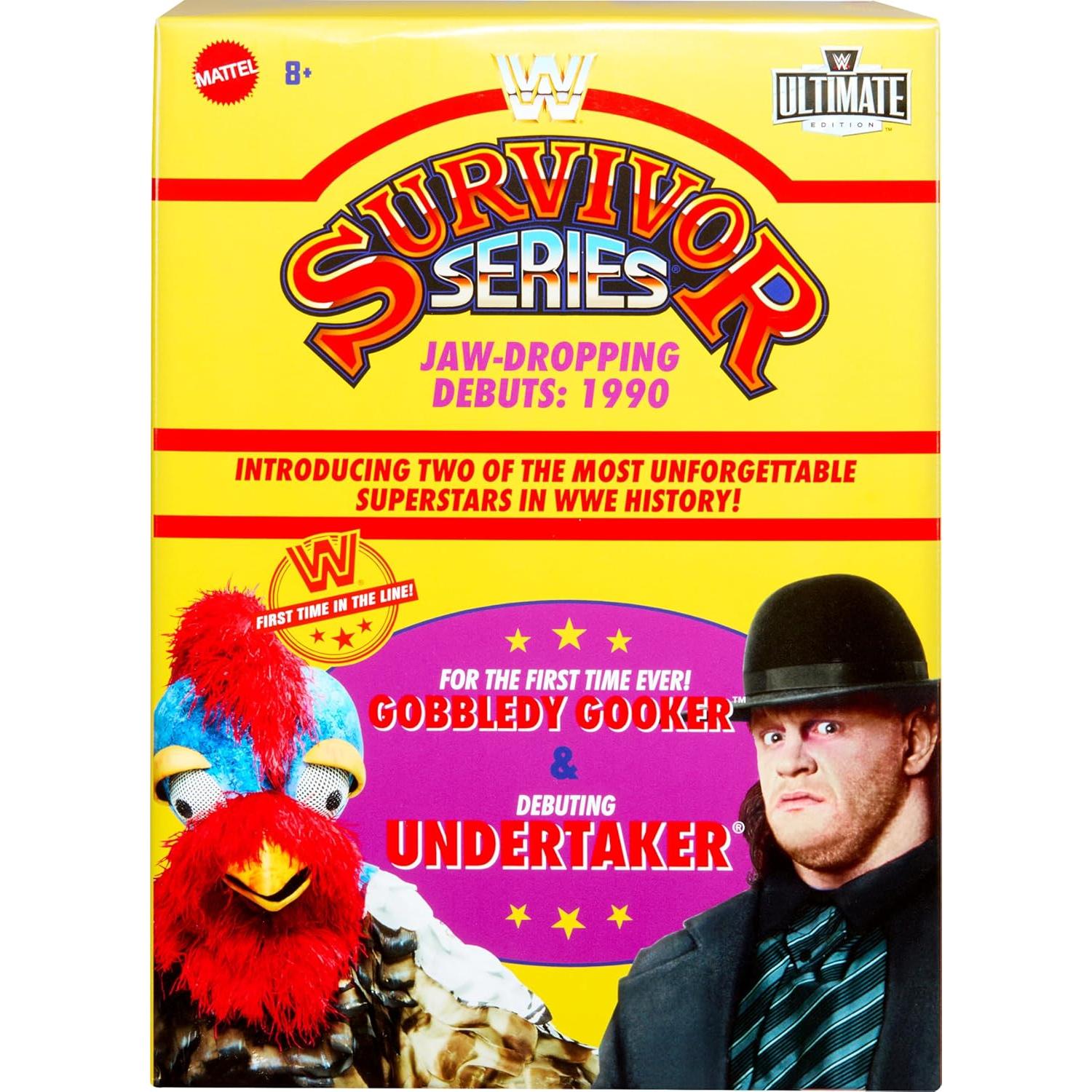 Figuras de Acción Mattel WWE Ultimate Undertaker y Gobbledy Gooker