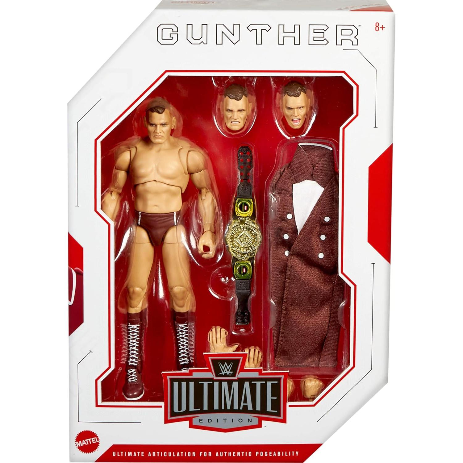 Figura de Acción WWE Ultimate Edition Mattel Gunther 15.24 cm