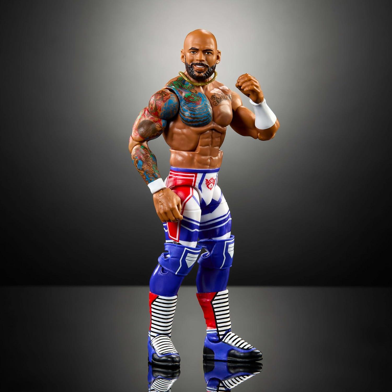Figura de Acción Elite WWE Mattel Ricochet 15 cm Articulada